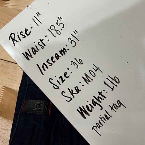 Cutter & Buck Mens Navy Blue Chino Flat Front Pants Size 36 NWOT - Picture 9 of 9